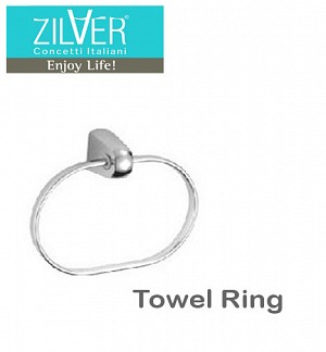 Zilver Bold Series Towel Ring